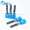 BFL Tungsten Carbide 4 Flute Square End Mill For Stainless Steel CNC Machining